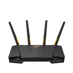ASUS TUF Gaming AX3000 V2 wireless router Gigabit Ethernet Dual-band (2.4 GHz / 5 GHz) Black, Orange - 90IG0790-MU9B00
