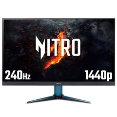 Acer NITRO VG2 Nitro VG272UW2 - 27" Quad HD (2560x1440), 240Hz, 0.5ms, ZeroFrame, HDR400, AMD FreeSync Premium Gaming MonitorUM.HV2EE.202