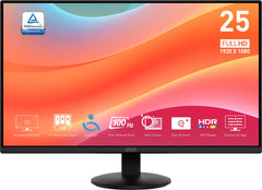 MSI Pro MP252L computer monitor 62.2 cm (24.5") 1920 x 1080 pixels Full HD LED BlackPRO MP252L