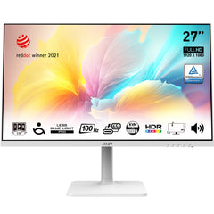 MSI Modern MD272XPW computer monitor 68.6 cm (27") 1920 x 1080 pixels Full HD WhiteMODERN MD272XPW