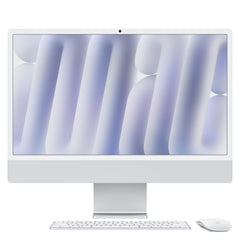 Apple iMac 24 All-in-One, M4 Processor, 16GB RAM, 256GB SSD, 8‑Core GPU, 23.5” 4.5K, SilverMWUC3B/A