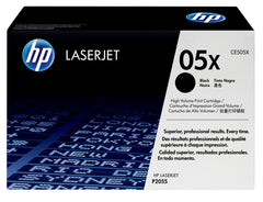HP 05X High Yield Black Original LaserJet Toner CartridgeCE505X