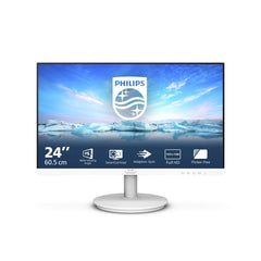 Philips V Line 241V8AW/00 computer monitor 60.5 cm (23.8") 1920 x 1080 pixels Full HD LCD White241V8AW/00