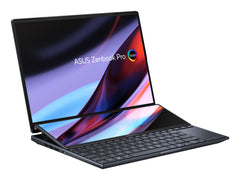 ASUS Zenbook Pro 14 Duo OLED UX8402ZE-M3022W Intel® Core™ i9 i9-12900H Laptop 36.8 cm (14.5") Touchscreen 2.8K 32 GB LPDDR5-SDRAM 1 TB SSD NVIDIA GeForce RTX 3050 Ti Wi-Fi 6E (802.11ax) Windows 11 Home Black90NB0X82-M004D0