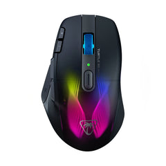 Turtle Beach Kone XP Air Black – Wireless Customizable Ergonomic RGB Gaming Mouse, Bluetooth, 19K DPI Optical Sensor, 100h Battery & Charging Dock, AIMO RGB Lighting, 4D WheelTBM-1101-05