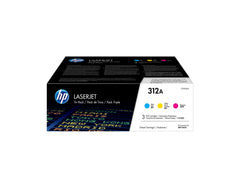 HP 312A Cyan Tri-Pack LaserJet Toner CartridgeCF440AM