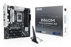 ASUS B860M MAX GAMING AX Intel B860 LGA 1851 (Socket V1) micro ATX90MB1JZ0-M0EAY0