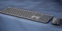 Logitech 920-012503 keyboard Mouse included Office RF Wireless + Bluetooth QWERTZ Swiss Graphite920-012503