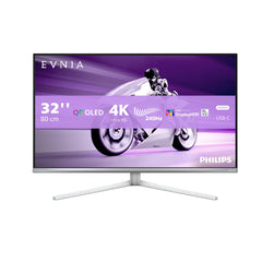 Philips Evnia 8000 32M2N8900/00 computer monitor 80 cm (31.5") 3840 x 2160 pixels 4K Ultra HD QD-OLED White32M2N8900/00