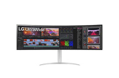 LG 49WQ95C-W computer monitor 124.5 cm (49") 5120 x 1440 pixels UltraWide Dual Quad HD Silver49WQ95C-W.AEK