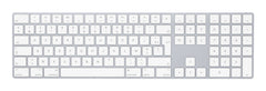 Apple Magic w/ Numeric Keypad keyboard Universal Bluetooth AZERTY French Silver, WhiteMXCJ3F/A