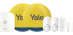 Yale AL-PK1-1A-UK security alarm system Wi-Fi White, YellowAL-PK1-1A-UK