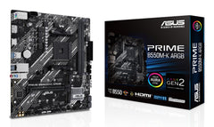 ASUS PRIME B550M-K ARGB AMD B550 Socket AM4 micro ATX - 90MB1GC0-M0EAY0