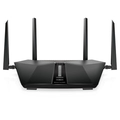 NETGEAR Nighthawk AX5400 wireless router Gigabit Ethernet Dual-band (2.4 GHz / 5 GHz) BlackRAX50-100EUS