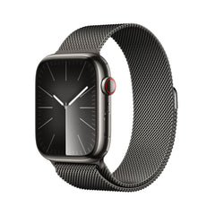 Apple Watch Series 9 GPS + Cellular 45mm Graphite Stainless Steel Case w/ Graphite Milanese LoopMRMX3QA/A