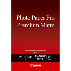 Canon PM-101 Premium Matte Photo Paper A3 Plus - 20 Sheets8657B007