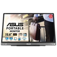 ASUS ZenScreen MB16ACE LED display 39.6 cm (15.6") 1920 x 1080 pixels Full HD Grey - 90LM0381-B04170