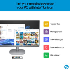 HP OmniStudio X 27-cs0002na Intel Core Ultra 5 125H 68.6 cm (27") 3840 x 2160 pixels All-in-One PC 16 GB DDR5-SDRAM 1 TB SSD Windows 11 Home Wi-Fi 7 (802.11be) AI PC SilverA9DN1EA