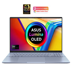 ASUS Vivobook S 16 OLED S5606MA-MX008W Intel Core Ultra 7 155H Laptop 40.6 cm (16") 3.2K 16 GB LPDDR5x-SDRAM 1 TB SSD Wi-Fi 6E (802.11ax) Windows 11 Home Blue90NB12E1-M001E0