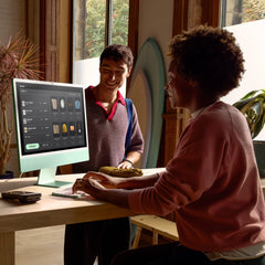 Apple iMac Apple M M4 59.7 cm (23.5") 4480 x 2520 pixels All-in-One PC 16 GB 256 GB SSD macOS Sequoia Wi-Fi 6E (802.11ax) BlueMWUF3B/A