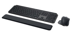 Logitech Master MX Keys Combo for Bussiness keyboard Mouse included Office RF Wireless + Bluetooth AZERTY French Graphite920-010927
