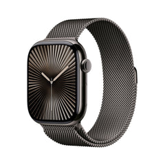 Apple Watch Series 10 GPS + Cellular 46mm Slate Titanium Case with Slate Milanese Loop - M/LMWYW3QA/A