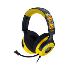 Razer Kraken V4 X Pokemon Headset Wired Head-band Gaming USB Type-C / USB Type-A Black, YellowRZ04-05180300-R3M1
