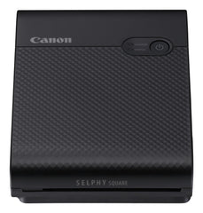 Canon SELPHY SQUARE QX10 Portable Colour Photo Wireless Printer, Black4107C003