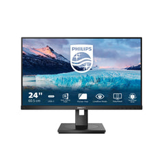 Philips S Line 243S1/00 computer monitor 60.5 cm (23.8") 1920 x 1080 pixels Full HD LCD Black243S1/00