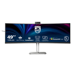 Philips 49B2U6903CH/00 computer monitor 124.5 cm (49") 5120 x 1440 pixels Dual QHD LCD Grey49B2U6903CH/00