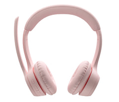 Logitech 981-001412 headphones/headset Wireless Head-band Office/Call center Bluetooth Rose981-001412