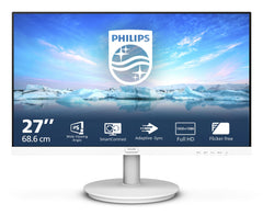 Philips V Line 271V8AW/00 computer monitor 68.6 cm (27") 1920 x 1080 pixels Full HD LCD White271V8AW/00