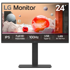 LG 24BA750-B computer monitor 60.5 cm (23.8") 1920 x 1080 pixels Full HD LCD Black24BA750-B.AEK