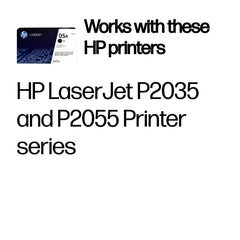 HP 05A Black Original LaserJet Toner CartridgeCE505A