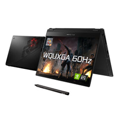 ASUS ROG Flow X13 GV301QE-K5121R AMD Ryzen™ 9 5980HS Hybrid (2-in-1) 34 cm (13.4") Touchscreen WQUXGA 16 GB LPDDR4x-SDRAM 1 TB SSD NVIDIA GeForce RTX 3050 Ti Wi-Fi 6 (802.11ax) Windows 10 Pro Black90NR04H5-M04570