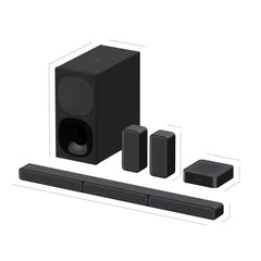 Sony HTS40R.CEK soundbar speaker Black 5.1 channels 600 WHTS40R.CEK