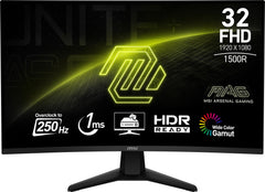 MSI MAG 32C6X computer monitor 80 cm (31.5") 1920 x 1080 pixels Full HD BlackMAG 32C6X