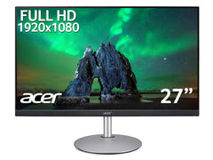 Acer CB2 CB272smiprx 27 inch FHD Monitor (IPS Panel, FreeSync, 75Hz, 1ms, Height Adjustable Stand, DP, HDMI, VGA, Silver/Black)UM.HB2EE.022
