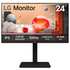 LG 24BA450-B computer monitor 60.5 cm (23.8") 1920 x 1080 pixels Full HD Black24BA450-B.AEKQ