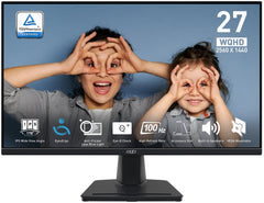MSI Pro MP275Q computer monitor 68.6 cm (27") 2560 x 1440 pixels Wide Quad HD LED BlackPRO MP275Q