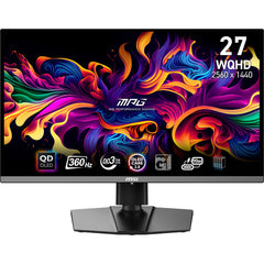 MSI MPG 271QRX QD-OLED computer monitor 67.3 cm (26.5") 2560 x 1440 pixels Wide Quad HD BlackMPG 271QRX QD-OLED