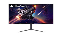 LG 45GR95QE-B computer monitor 113 cm (44.5") 3440 x 1440 pixels Wide Quad HD OLED Black45GR95QE-B.AEK