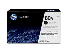 HP 80A Black Original LaserJet Toner CartridgeCF280A