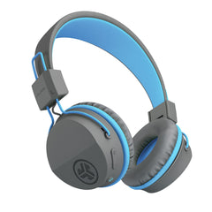 JLab JBuddies Kids Wireless Headphones - Grey/ BlueIEUHBSTUDIORGRYBLU4