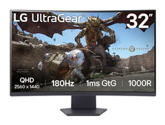 LG 32GS60QC-B computer monitor 80 cm (31.5") 2560 x 1440 pixels Quad HD LCD Black32GS60QC-B.AEKQ