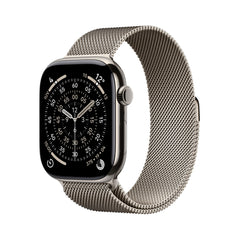 Apple Watch Series 11 GPS + Cellular 46mm Natural Titanium Case with Natural Milanese Loop - M/LMFD04MP/A