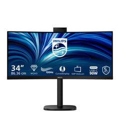 Philips 3000 series 34B2U3600CH/00 computer monitor 86.4 cm (34") 3440 x 1440 pixels Wide Quad HD LCD Black34B2U3600CH/00
