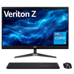 Acer Veriton Z VZ2592G All-In-One PC (Intel i5-1335U, 16GB RAM, 512GB SSD, 23.8", Full HD, Black) - DQ.VZQEK.003