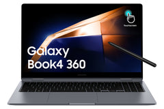 Samsung Galaxy Book4 360 NP754QGK-KG2UK laptop Intel Core 5 120U Hybrid (2-in-1) 39.6 cm (15.6") Touchscreen Full HD 16 GB LPDDR5x-SDRAM 256 GB SSD Wi-Fi 6E (802.11ax) Windows 11 Pro GreyNP754QGK-KG2UK