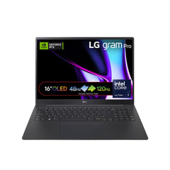 LG Gram Pro 16Z90SP-A.AA78A1 laptop Intel Core Ultra 7 155H 40.6 cm (16") WQXGA+ 16 GB LPDDR5x-SDRAM 1 TB SSD NVIDIA GeForce RTX 3050 Wi-Fi 6E (802.11ax) Windows 11 Home Black16Z90SP-A.AA78A1